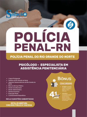 Apostila Polícia Penal-RN 2026 - Especialista em Assistência Penitenciária - Psicólogo - Imagem 3