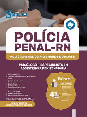 Apostila Polícia Penal-RN 2026 - Especialista em Assistência Penitenciária - Psicólogo - Imagem 3