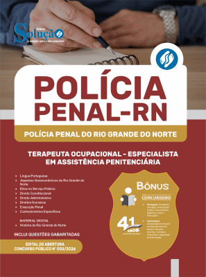 Apostila Polícia Penal-RN 2026 - Especialista em Assistência Penitenciária - Terapeuta Ocupacional - Imagem 3