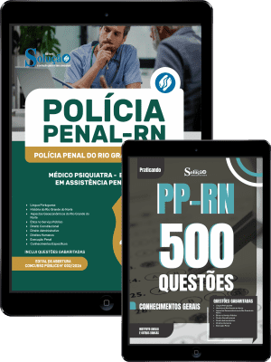 Combo Polícia Penal-RN 2026 - Especialista em Assistência Penitenciária - Médico Psiquiatra - Imagem 1