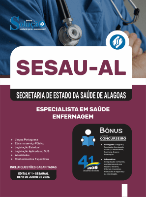 Apostila SESAU-AL 2026 - Especialista em Saúde - Enfermagem - Imagem 3