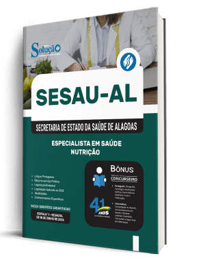 Apostila SESAU-AL 2026 - Especialista em Saúde - Nutrição - Imagem 2