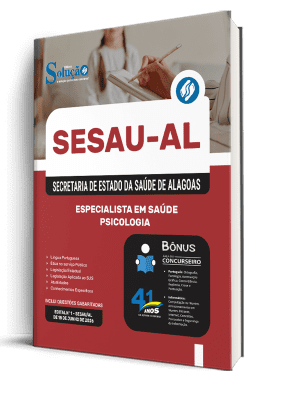 Apostila SESAU-AL 2026 - Especialista em Saúde - Psicologia - Imagem 2