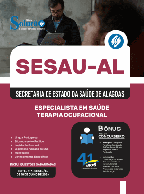 Apostila SESAU-AL 2026 - Especialista em Saúde - Terapia Ocupacional - Imagem 3
