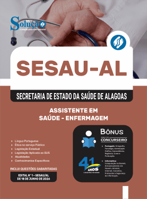 Apostila SESAU-AL 2026 - Assistente em Saúde - Enfermagem - Imagem 3