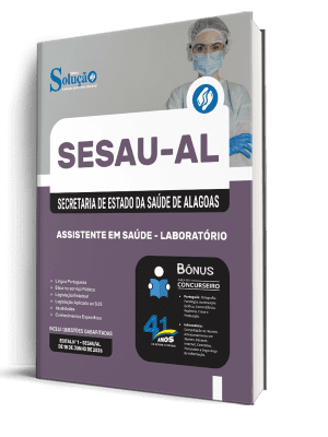 Apostila SESAU-AL 2026 - Assistente em Saúde - Laboratório - Imagem 2