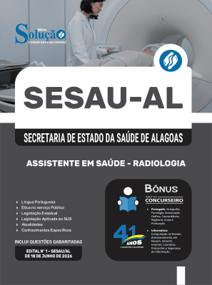 Apostila SESAU-AL 2026 - Assistente em Saúde - Radiologia - Imagem 3