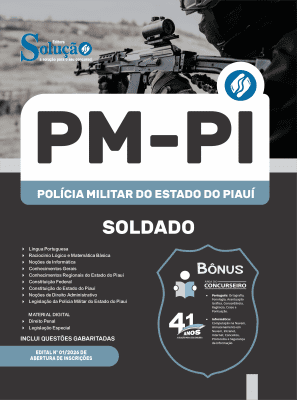 Apostila PM-PI 2026 em PDF - Soldado - Imagem 1