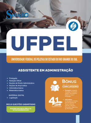 Apostila UFPEL 2026 em PDF - Assistente em Administração - Imagem 1