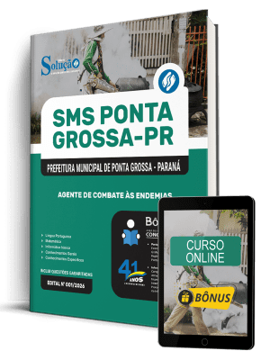 Apostila Prefeitura de Ponta Grossa-PR 2026 - Agente de Combate às Endemias - Imagem 1