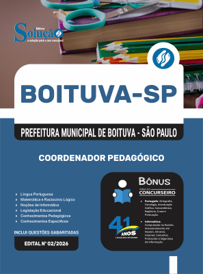 Apostila Prefeitura de Boituva-SP 2026 - Coordenador Pedagógico - Imagem 3