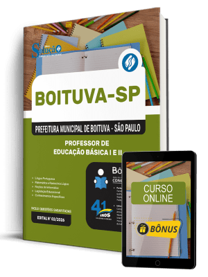 Apostila Prefeitura de Boituva-SP 2026 - Professor de Educação Básica I e II - Imagem 1
