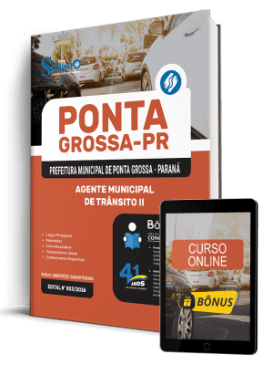 Apostila Prefeitura de Ponta Grossa-PR 2026 - Agente Municipal de Trânsito II - Imagem 1