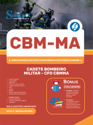 Apostila CBM-MA 2026 em PDF - Cadete Bombeiro Militar - CFO CBMMA - Imagem 1