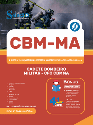 Apostila CBM-MA 2026 - Cadete Bombeiro Militar - CFO CBMMA - Imagem 3