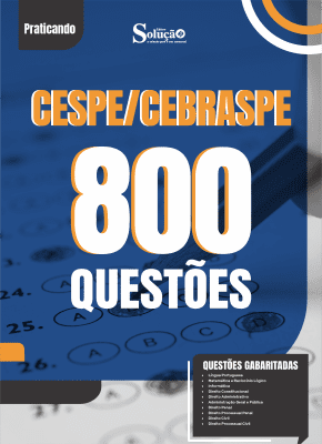 Caderno de Questões CESPE/Cebraspe - 800 Questões Gabaritadas - Imagem 2
