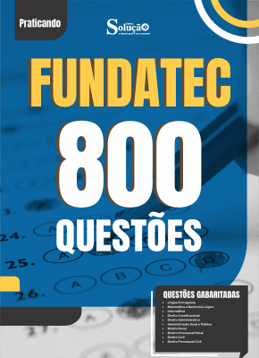 Caderno de Questões FUNDATEC - 800 Questões Gabaritadas - Imagem 2