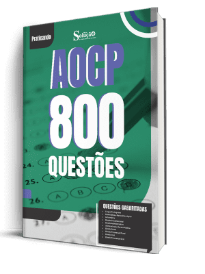 Caderno de Questões Instituto AOCP - 800 Questões Gabaritadas - Imagem 1