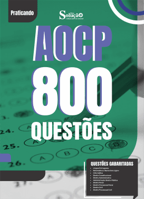 Caderno de Questões Instituto AOCP - 800 Questões Gabaritadas - Imagem 2