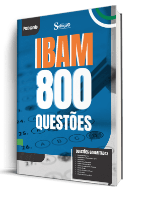 Caderno de Questões IBAM - 800 Questões Gabaritadas - Imagem 1