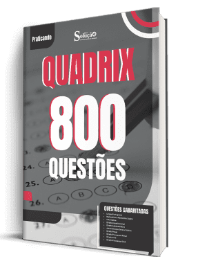 Caderno de Questões Quadrix - 800 Questões Gabaritadas - Imagem 1