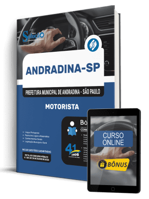 Apostila Prefeitura de Andradina-SP 2026 - Motorista - Imagem 1
