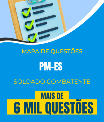 Mapa de Questões Online - PM-ES - Soldado Combatente - 6 Mil Questões - Imagem 1