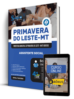 Apostila Prefeitura de Primavera do Leste-MT 2026 - Assistente Social - Imagem 1
