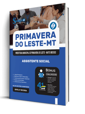 Apostila Prefeitura de Primavera do Leste-MT 2026 - Assistente Social - Imagem 2