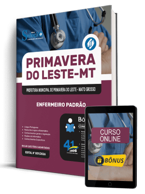 Apostila Prefeitura de Primavera do Leste-MT 2026 - Enfermeiro Padrão - Imagem 1
