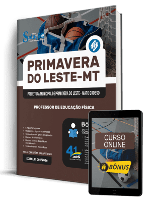 Apostila Prefeitura de Primavera do Leste-MT 2026 - Professor de Educação Física - Imagem 1