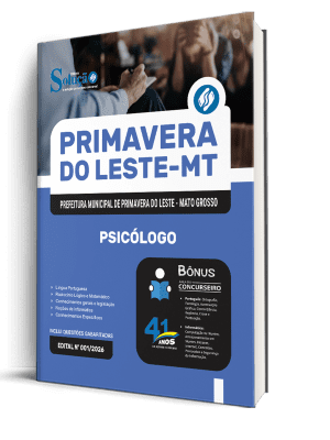 Apostila Prefeitura de Primavera do Leste-MT 2026 - Psicólogo - Imagem 2