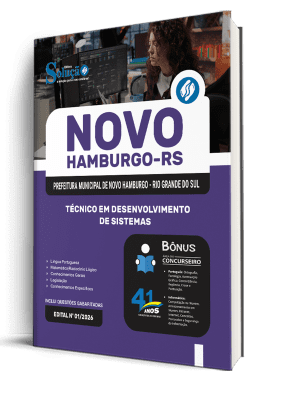 Apostila Prefeitura de Novo Hamburgo-RS 2026 - Técnico em Desenvolvimento de Sistemas - Imagem 2