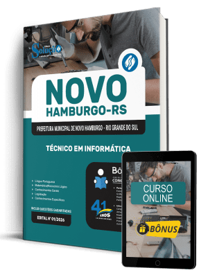 Apostila Prefeitura de Novo Hamburgo-RS 2026 - Técnico em Informática - Imagem 1