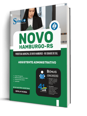 Apostila Prefeitura de Novo Hamburgo-RS 2026 - Assistente Administrativo - Imagem 2