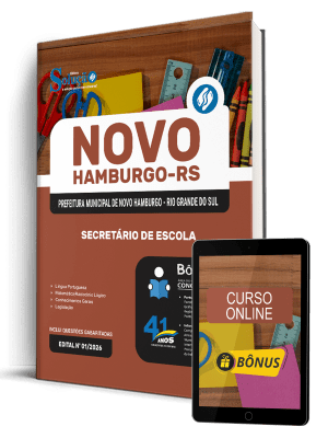 Apostila Prefeitura de Novo Hamburgo-RS 2026 - Secretário de Escola - Imagem 1