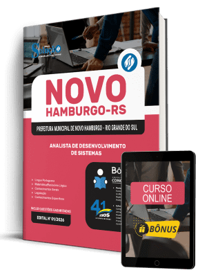 Apostila Prefeitura de Novo Hamburgo-RS 2026 - Analista de Desenvolvimento de Sistemas - Imagem 1
