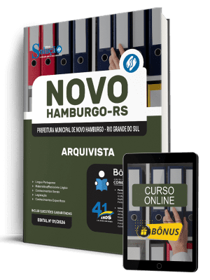 Apostila Prefeitura de Novo Hamburgo-RS 2026 - Arquivista - Imagem 1