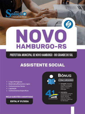 Apostila Prefeitura de Novo Hamburgo-RS 2026 - Assistente Social AS - Imagem 3