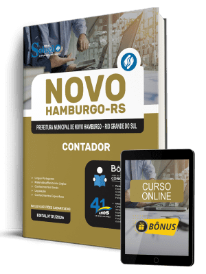 Apostila Prefeitura de Novo Hamburgo-RS 2026 - Contador - Imagem 1