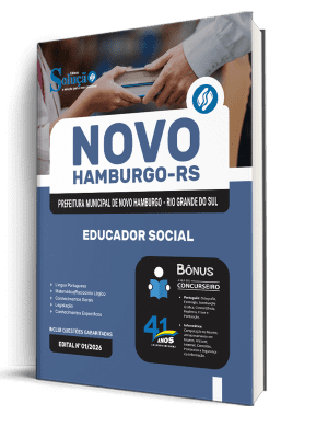 Apostila Prefeitura de Novo Hamburgo-RS 2026 - Educador Social - Imagem 2