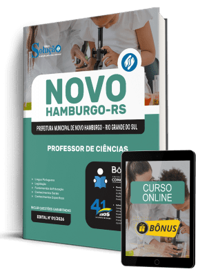 Apostila Prefeitura de Novo Hamburgo-RS 2026 - Professor de Ciências - Imagem 1