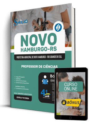 Apostila Prefeitura de Novo Hamburgo-RS 2026 - Professor de Ciências - Imagem 1