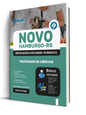 Apostila Prefeitura de Novo Hamburgo-RS 2026 - Professor de Ciências - Imagem 2