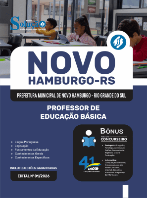 Apostila Prefeitura de Novo Hamburgo-RS 2026 - Professor de Educação Básica - Imagem 3