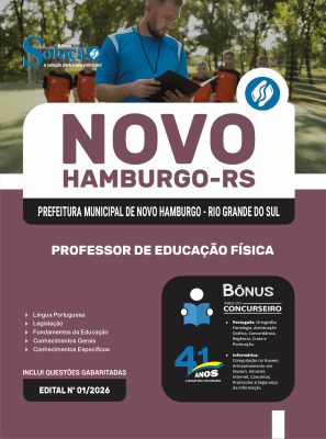Apostila Prefeitura de Novo Hamburgo-RS 2026 - Professor de Educação Física - Imagem 3