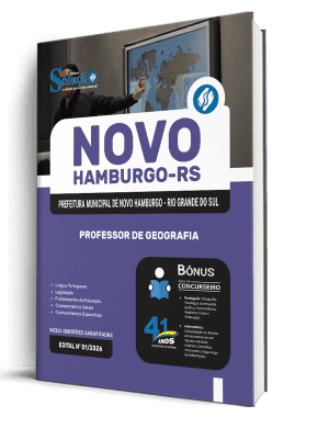Apostila Prefeitura de Novo Hamburgo-RS 2026 - Professor de Geografia - Imagem 2
