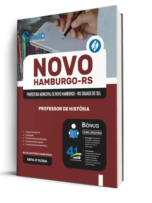 Apostila Prefeitura de Novo Hamburgo-RS 2026 - Professor de História - Imagem 2