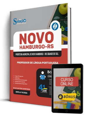 Apostila Prefeitura de Novo Hamburgo-RS 2026 - Professor de Língua Portuguesa - Imagem 1