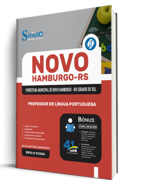Apostila Prefeitura de Novo Hamburgo-RS 2026 - Professor de Língua Portuguesa - Imagem 2